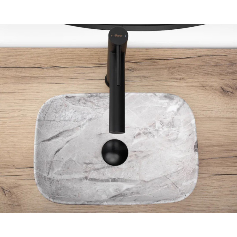 Rea umywalka nablatowa Belinda Mini Stone Matt