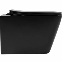 Rea misa wisząca wc bezrantowa Julio Rimless black Matt