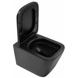 Rea misa wisząca wc bezrantowa Julio Rimless black Matt