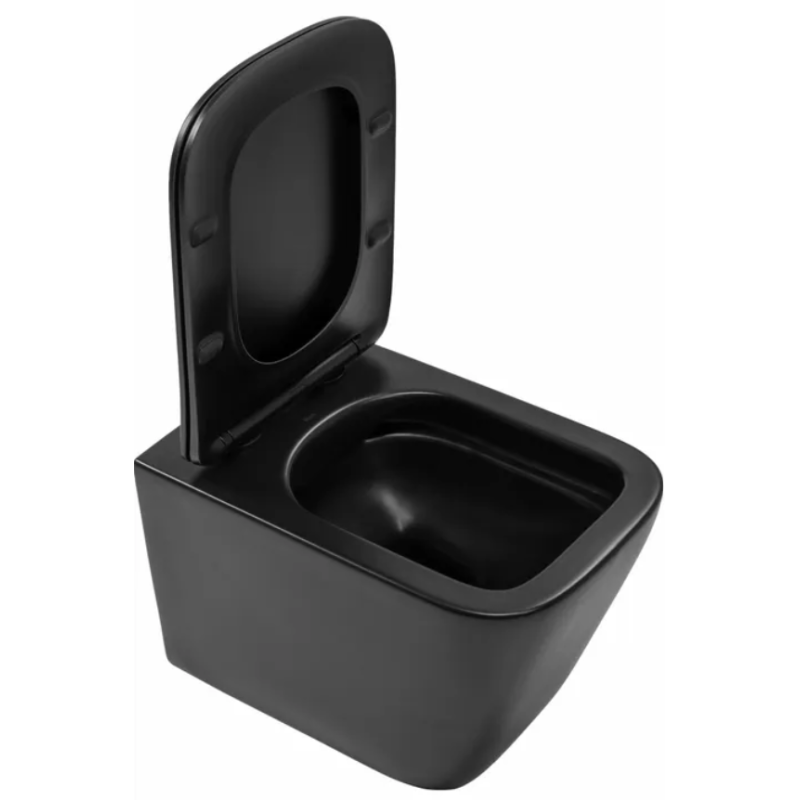 Rea misa wisząca wc bezrantowa Julio Rimless black Matt