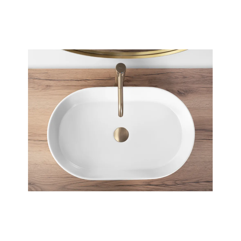 Rea umywalka nablatowa Nadia 60 white Matt