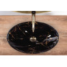Rea umywalka nablatowa Pamela black Marble Shiny