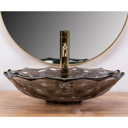 Rea umywalka nablatowa Arctic black