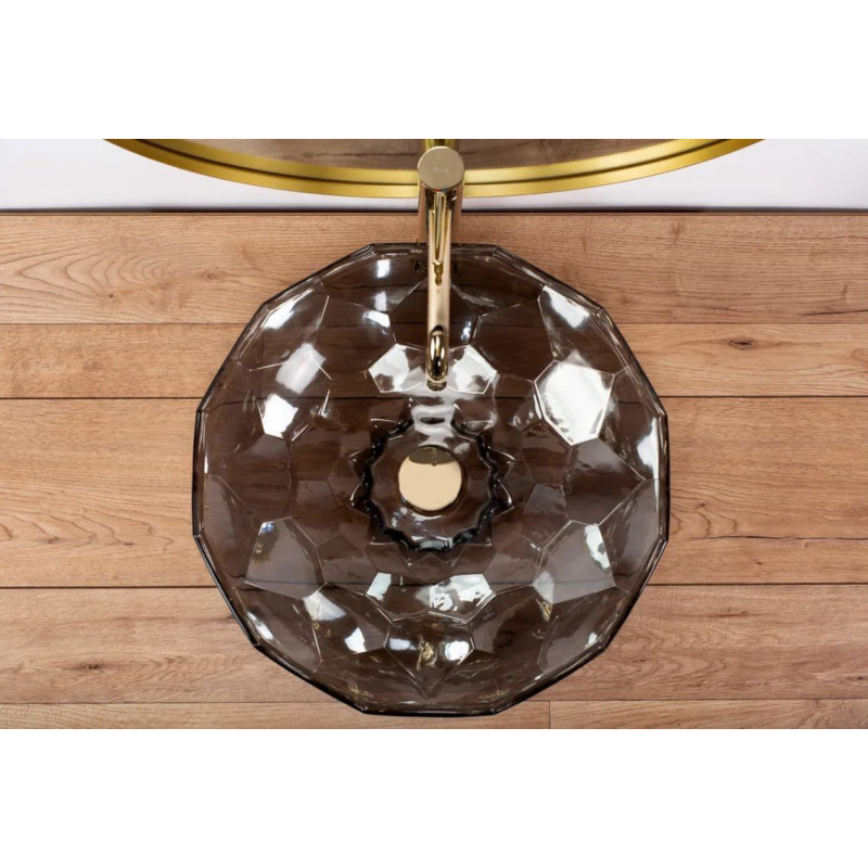 Rea umywalka nablatowa Arctic black