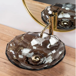 Rea umywalka nablatowa Arctic black