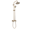 Rea zestaw natryskowy Luis złoty szczotkowany