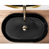 Rea umywalka nablatowa Nadia 60 black Stone Matt
