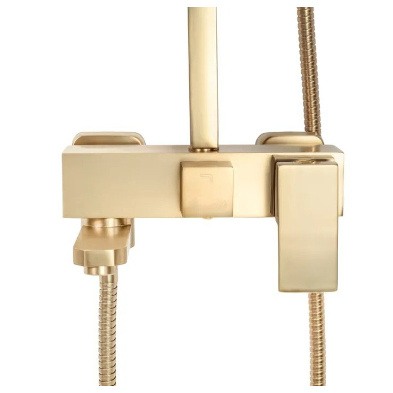 Rea zestaw natryskowy Jack złoty szczotkowany