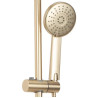 Rea zestaw natryskowy Luis złoty szczotkowany