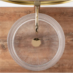 Rea umywalka nablatowa Ingrid transparent