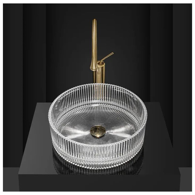 Rea umywalka nablatowa Ingrid transparent