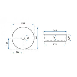Rea umywalka nablatowa Charlotte