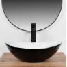 Rea umywalka nablatowa Royal Mini black/white