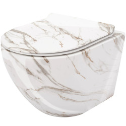 Rea misa wisząca wc bezrantowa Carlos Rimless Lava Shiny