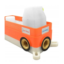 Rea zestaw wannowy podtynkowy Lungo chrom