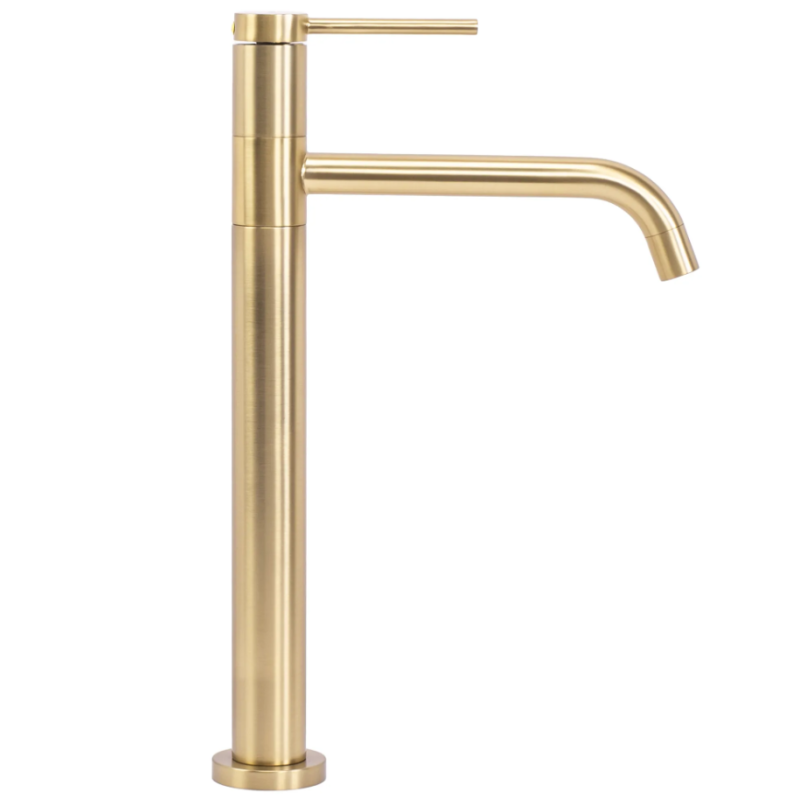 Rea Bateria Umywalkowa Wysoka Lugano złota szczotkowana