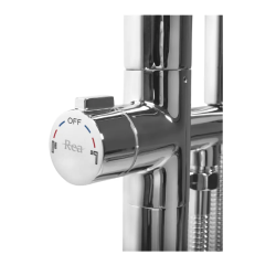 Rea bateria wannowa stojąca Clark chrom