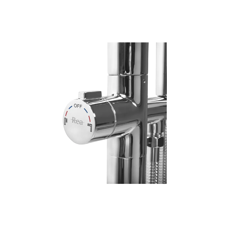 Rea bateria wannowa stojąca Clark chrom