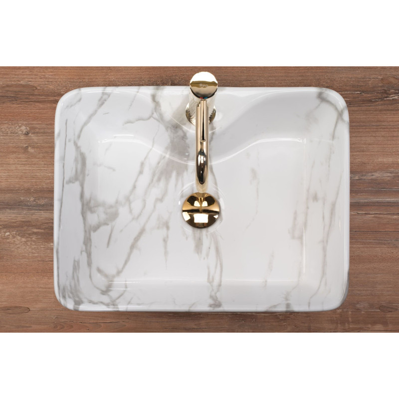 Rea umywalka nablatowa Kelly Marmo