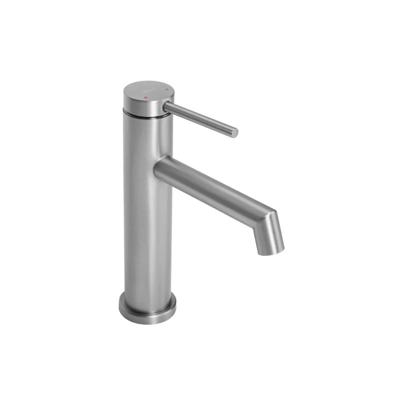 Rea Bateria Umywalkowa Niska Foss Nikiel szczotkowany