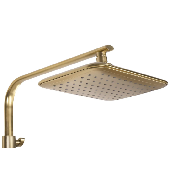Rea zestaw natryskowy z termostatem Tom złoty szczotkowany