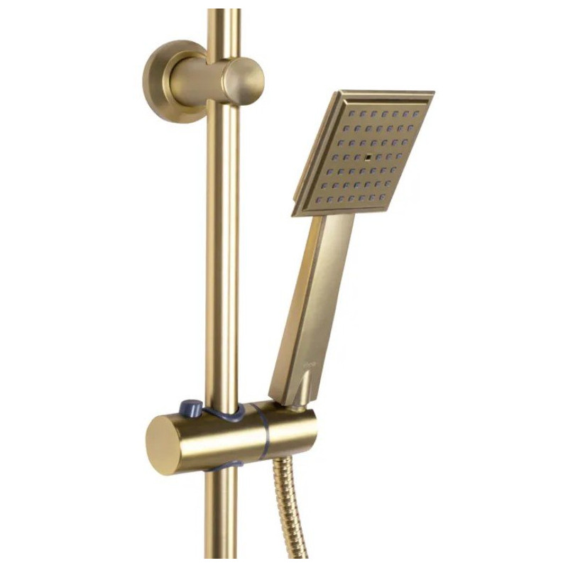 Rea zestaw natryskowy Bravo złoty szczotkowany