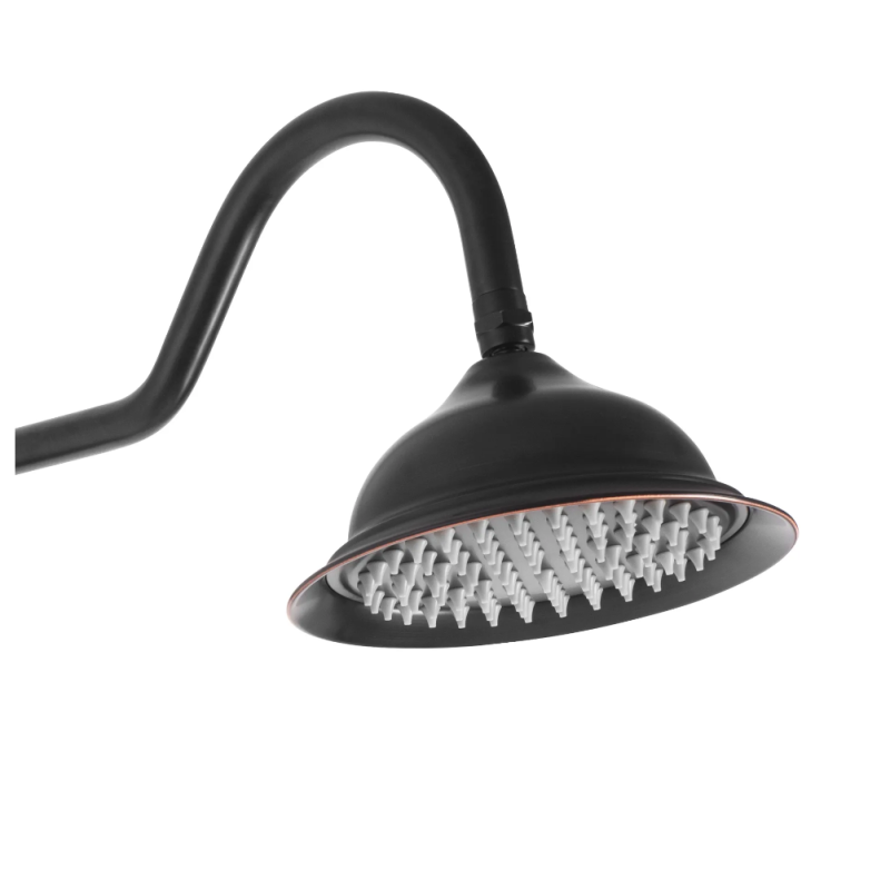 Rea zestaw natryskowy Bergamo czarny Przecierany