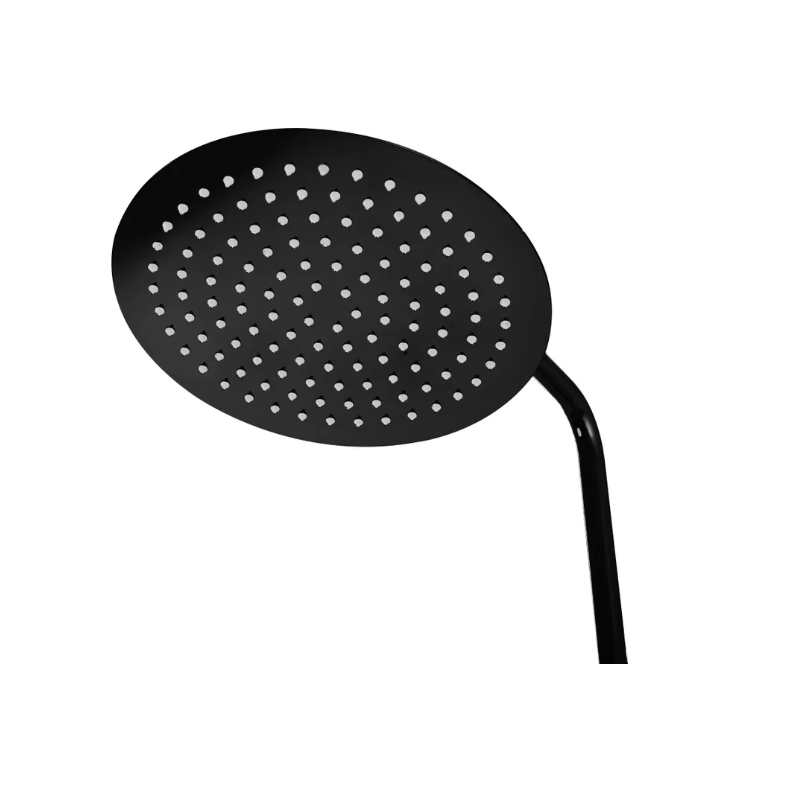 Rea zestaw natryskowo-wannowy z termostatem czarny metalik Lungo