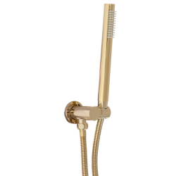 Rea zestaw natryskowy podtynkowy z termostatem złoty Lungo