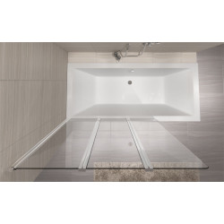 Rea parawan wannowy 3-częściowy 1200x1400 Agat chrom