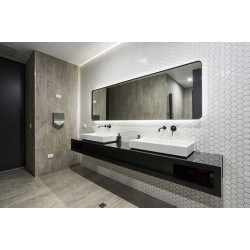 Rea Bateria Umywalkowa Podtynkowa Lungo czarna