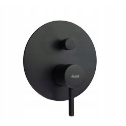 Rea Zestaw Wannowy Podtynkowy Lungo czarna