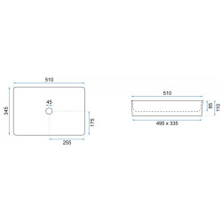 Rea umywalka nablatowa Avia