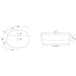 Rea umywalka nablatowa Carina