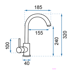 Rea Bateria Kuchenna Talisa złota