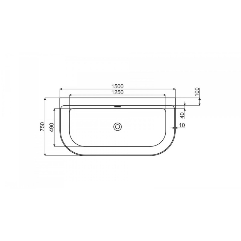 Rea wanna przyścienna 150 Olimpia