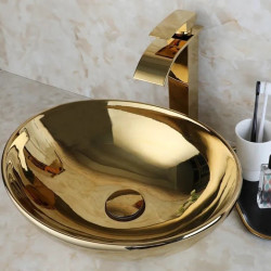 Rea umywalka nablatowa Sofia gold