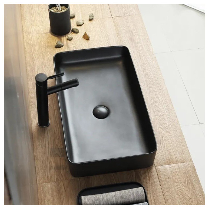 Rea umywalka nablatowa Denis black Matt