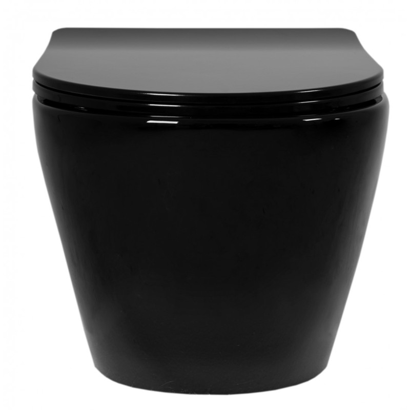 Rea misa wisząca wc bezrantowa Carlo Mini Rimless black