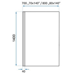 Rea parawan wannowy stały 800x1400 Lagos Fix 80