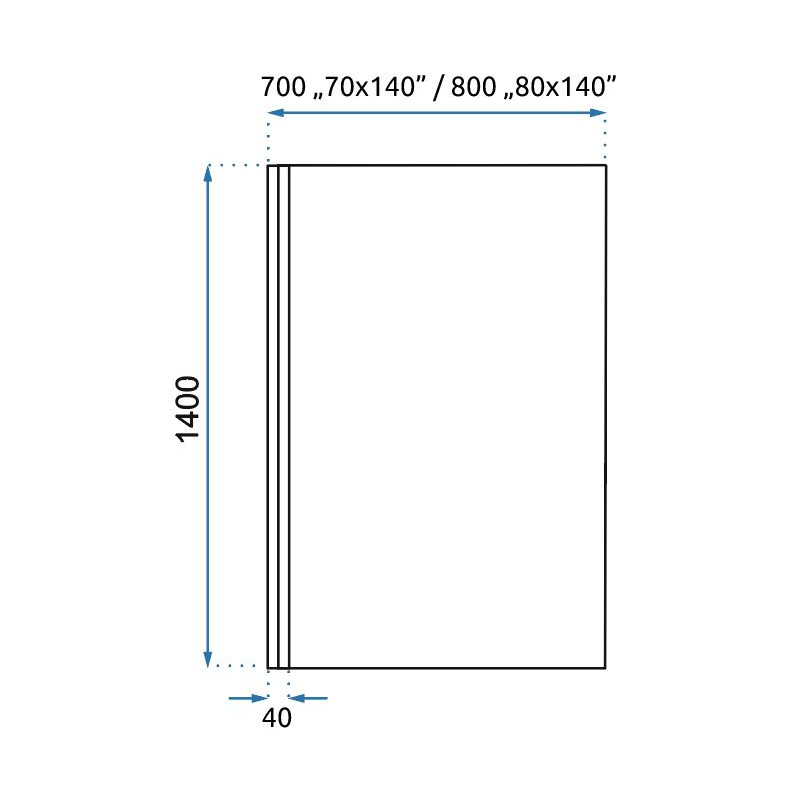 Rea parawan wannowy stały 800x1400 Lagos Fix 80