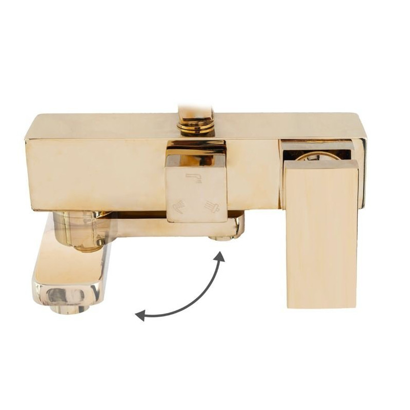 Rea zestaw natryskowy Jack złoty