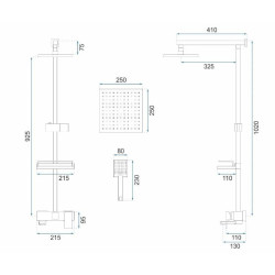 Rea zestaw natryskowy Jack czarny