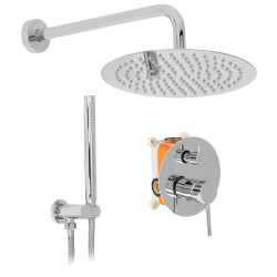 Rea zestaw natryskowy podtynkowy bez wylewki Lungo chrom