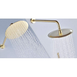 Rea zestaw natryskowy podtynkowy bez wylewki Lungo złoty