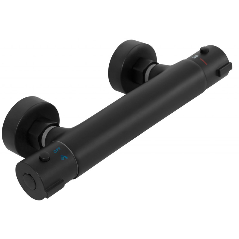 Rea zestaw natryskowy z termostatem Mike czarny