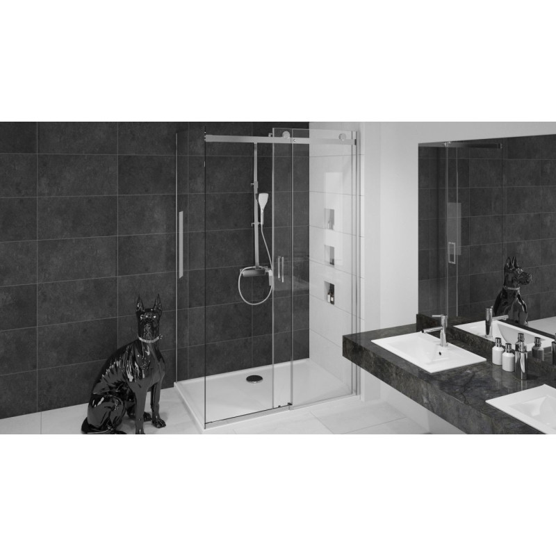 Rea ścianka do kabina nixon 80x190 Nixon-2 chrom