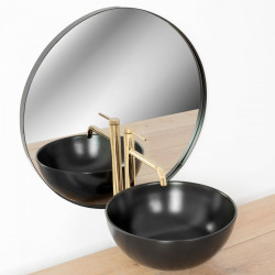 Rea bateria umywalkowa wysoka Lugano Złota