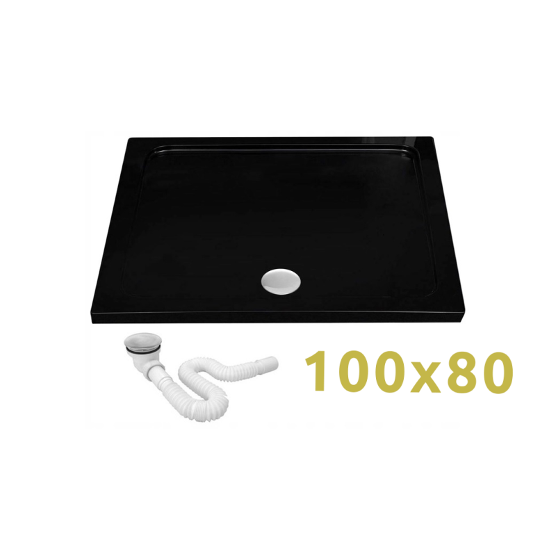 Rea brodzik 90x90x6 Savoy black