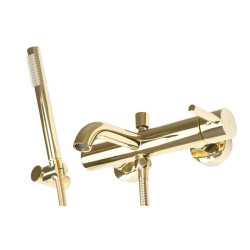 Rea bateria wannowa ścienna Lungo Złota